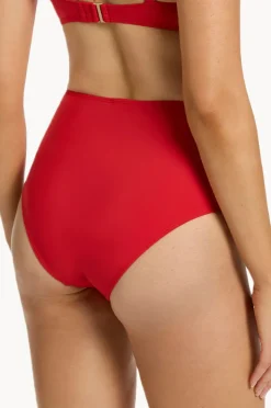 Bottoms|Jets et High Waist Pant Rosso