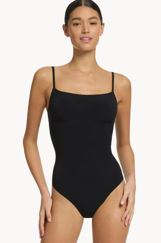 One Pieces|Jets et Minimal Tank One Piece Black