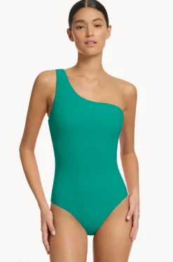 One Pieces|Jets et One Shoulder One Piece Mineral