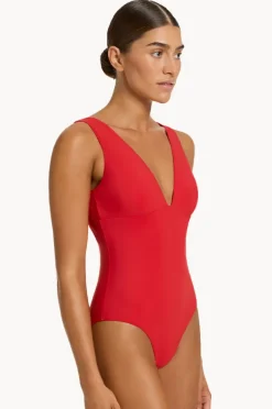 One Pieces|Jets et Plunge One Piece Rosso