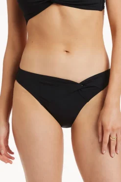 Bottoms|Jets et Twist Front Pant Black