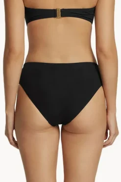 Bottoms|Jets et U Trim Mid Pant Black