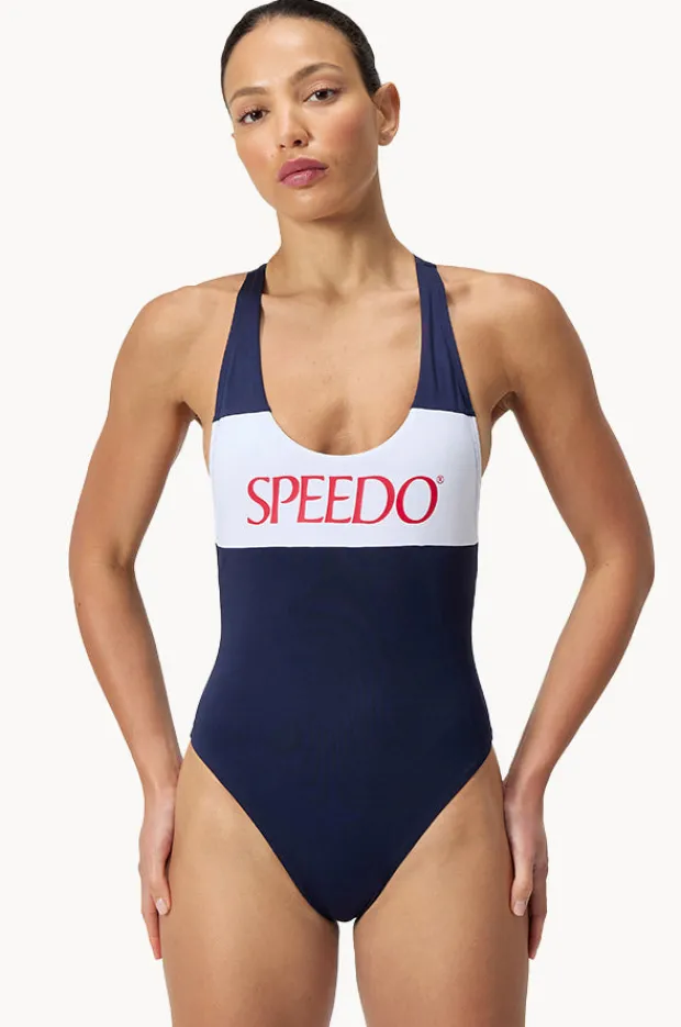 One Pieces|Speedo Jetstream Racerback One Piece Navy