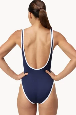 One Pieces|Speedo Jetstream Solid Scoop One Piece Navy