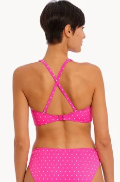 Bikini Tops|Freya Jewel Cove F Cup Bralette Raspberry