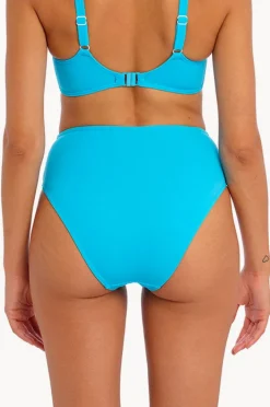 Bottoms|Freya Jewel Cove High Waist Brief Turquoise