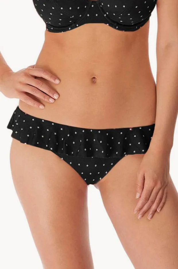 Bottoms|Freya Jewel Cove Italini Frill Brief Black