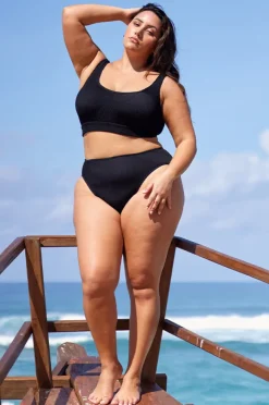 Bikini Sets|Artesands Kahlo Crop Set Black