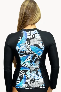 Rashies & Sunsuits|Salty Ink Kailani Reef Long Sleeve Suntop Blue