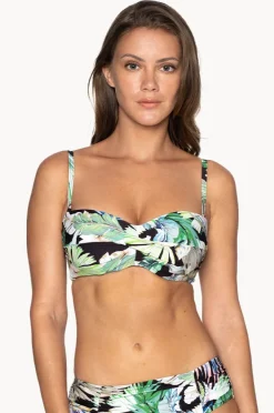 Bikini Tops|Nip Tuck Kakadu Jacinta D/DD Cup Bandeau BLACK