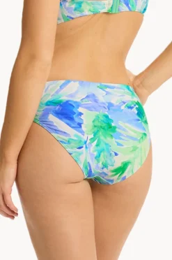 Bottoms|Sea Level Key Largo Mid Bikini Pant Blue