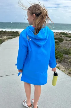 Towel Robes & Ponchos|Towel Robes & Ponchos|Back Beach Co Kids Alaskan Deck Coat 7-11Y Blue