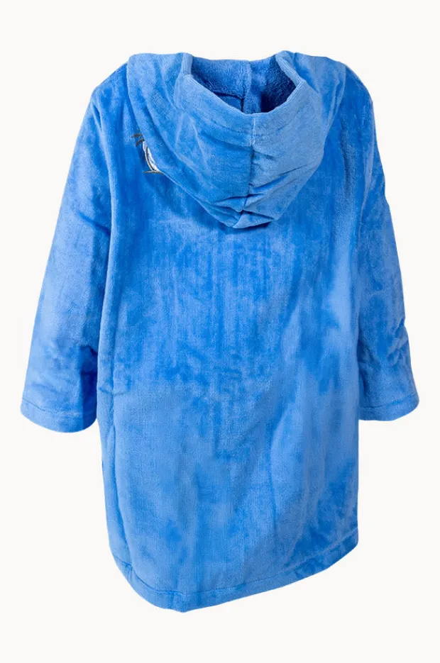 Towel Robes & Ponchos|Back Beach Co Kids Riptide Hooded Towel Robe 7-11Y Blue