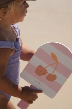 Beach & Pool Games|Sunny Life Kids Cotton Candy Velcro Beach Bats Cherry