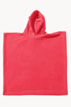Towel Robes & Ponchos|Towel Robes & Ponchos|Wovii Kids Plain Hooded Towel 7-10Y Watermelon