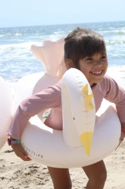 Pool Inflatables|Sunny Life Kids Princess Swan Tube Pool Ring Multi