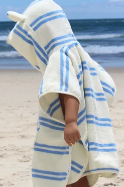 Towel Robes & Ponchos|Towel Robes & Ponchos|Sunny Life Kids Sammy The Seagull Hooded Towel Blue/White
