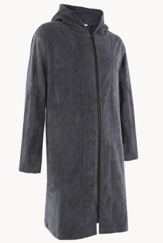 Towel Robes & Ponchos|Towel Robes & Ponchos|Back Beach Co Kids Hooded Towelling Robe 5-7Y Storm