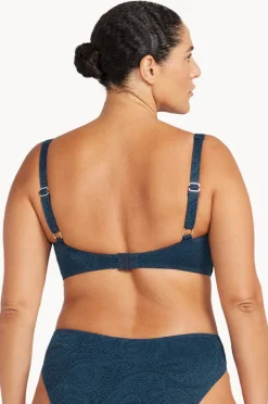 Bikini Tops|Artesands La Traviata Delacroix Cross Front Bra Navy