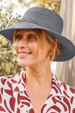 Headwear|Cancer Council Australia Lacey Bucket Hat Blue