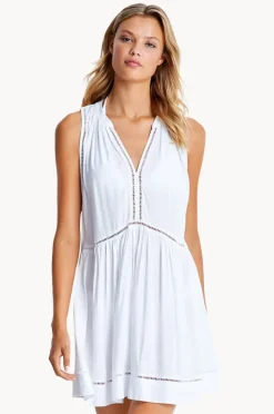 Dresses|Seafolly Ladder Detail Dress White