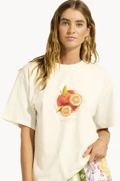 Tops|Seafolly L'Arancia T-Shirt White