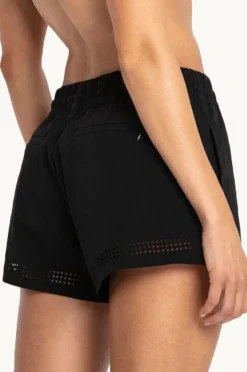 Boardshorts|Sunseeker Laser Cut Boardshort BLACK