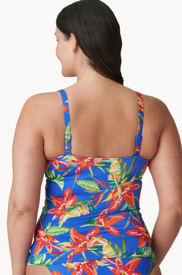 Tankini Tops|Prima Donna Latakia F Cup Tankini Separate Blue/Multi