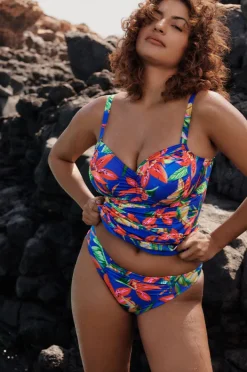 Tankini Tops|Prima Donna Latakia F Cup Tankini Separate Blue/Multi