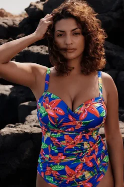 Tankini Tops|Prima Donna Latakia G Cup Tankini Separate Blue/Multi