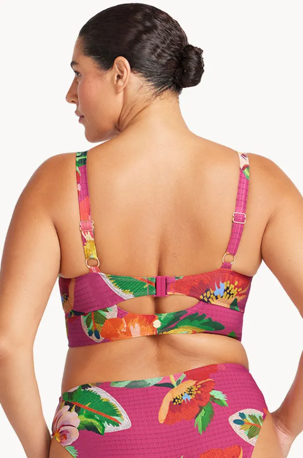 Bikini Tops|Artesands Le Recife Cezanne D/DD Cup Midriff Bra Pink
