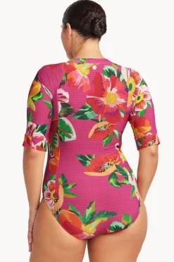 Rashies & Sunsuits|Artesands Le Recife Seurat Sunsuit Pink