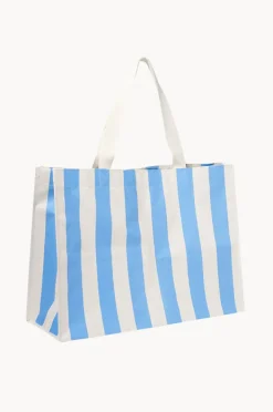 Beach Bags|Bags|Sunny Life Le Weekend Carryall Beach Bag Blue/cream