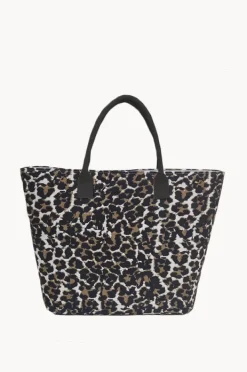 Beach Bags|Bags|Cherry Red Leopard Beach Bag Animal