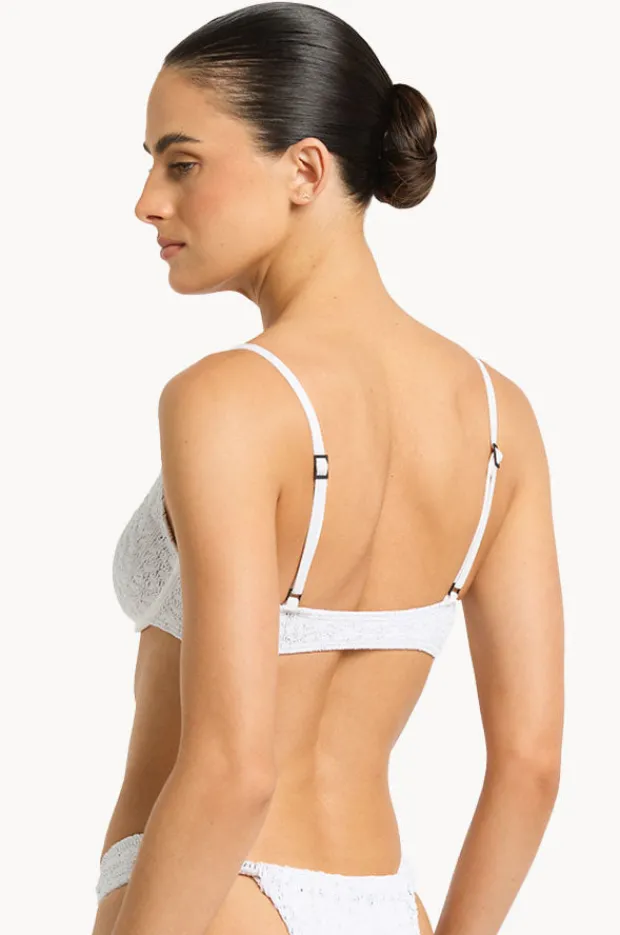 Bikini Tops|Bond-eye Leopard Nora Balconette WHITE