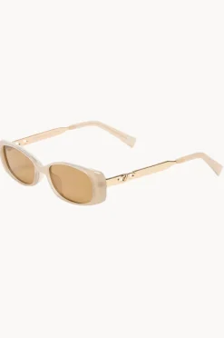 Sunglasses|Le Specs Lil Starlight Sunglasses Oatmeal
