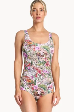 One Pieces|Jantzen Lilymaze Pintuck One Piece Skin