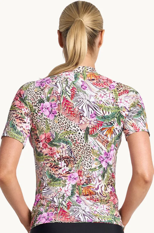 Rashies & Sunsuits|Jantzen Lilymaze Short Sleeve Suntop Skin