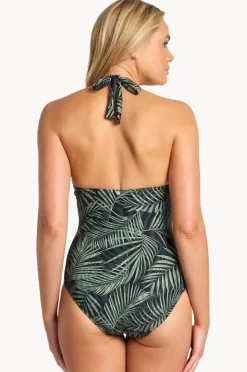 One Pieces|Sunseeker Lombok Bar Halter One Piece Black