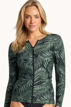 Rashies & Sunsuits|Sunseeker Lombok Long Sleeve Suntop Black