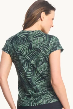 Rashies & Sunsuits|Sunseeker Lombok Short Sleeve Suntop Black