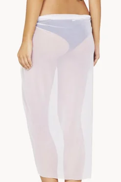 Sarongs|Baku Long Mesh Pareo White