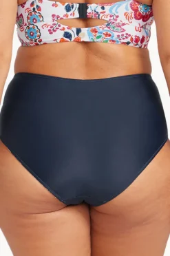 Bottoms|Artesands Loquacious Mondrian Reversible High Waist Pant White