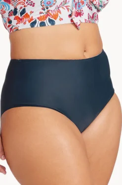 Bottoms|Artesands Loquacious Mondrian Reversible High Waist Pant White