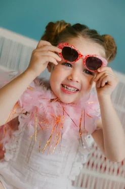 Sunglasses|Frankie Ray Lulu Heart Sunnies Pink