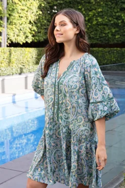 Dresses|Monte u0026 Lou Lulu Mini Dress Olive