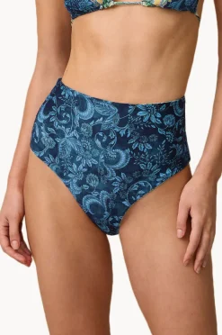 Bottoms|Monte u0026 Lou Lulu Reversible High Waist Pant Indigo/olive