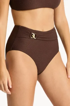 Bottoms|Sea Level Luminara High Waist Pant Cocoa