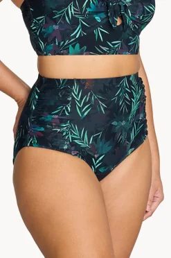 Bottoms|Artesands Lunafleur Botticelli Hi Waist Pant Navy