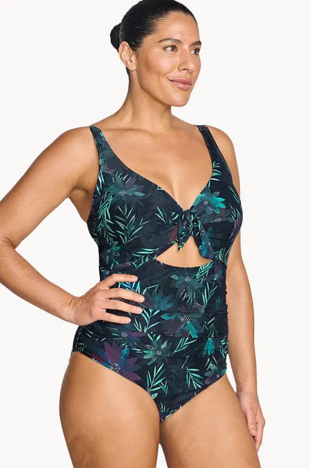 One Pieces|Artesands Lunafleur Cezanne D/DD Cup One Piece Navy